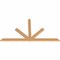 Ekena Millwork Saratoga Timber Gable Bracket, Western Red Cedar, 72"W x 39"H x 1 1/2"D x 3 1/2"F, 13/12 Pitch GBW072X39X0204SAR00SWR - alternate 4